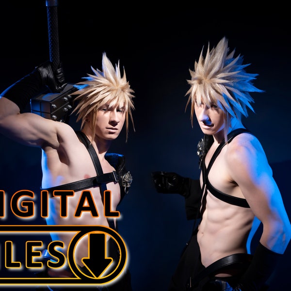 Cloud Strife Photoset (24 HD Digital Photos)