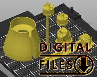 Anycubic Photon M3 Resin Cap & Drip System STL Files (Digital Download)
