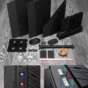 Final Fantasy VII Remake Cloud Strife Buster KIT + RGB Materia + Magnetic Wall Mount