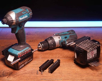 Makita LXT Drill Bit Holder Attachment 2 Magnetic and 2 Friction Fit Holders