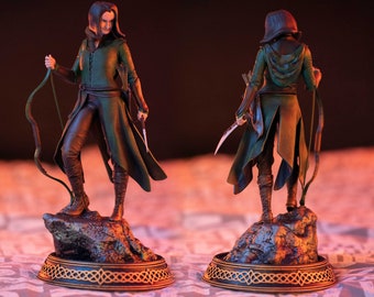 Tauriel Resin Statue: Lord of the Rings Woodland Elf Figurine