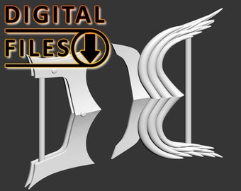 Devil May Cry 3 Dante Belt Buckle, Functional 3D Printing STL Files