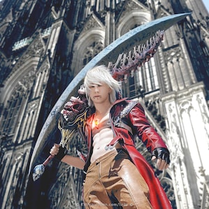 Devil May Cry 5 Demon Sword Sparda 1 to 1 Scale Replica (Made to order 3D Printed Plastic Sword)