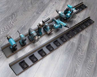 6 Pack Heavy Duty Makita XGT 40V Wall Mount Holders for Tools