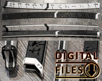 Cyberpunk 2077 Arasaka Thermal Katana Sheath 3D PRINTING FILES Version 1