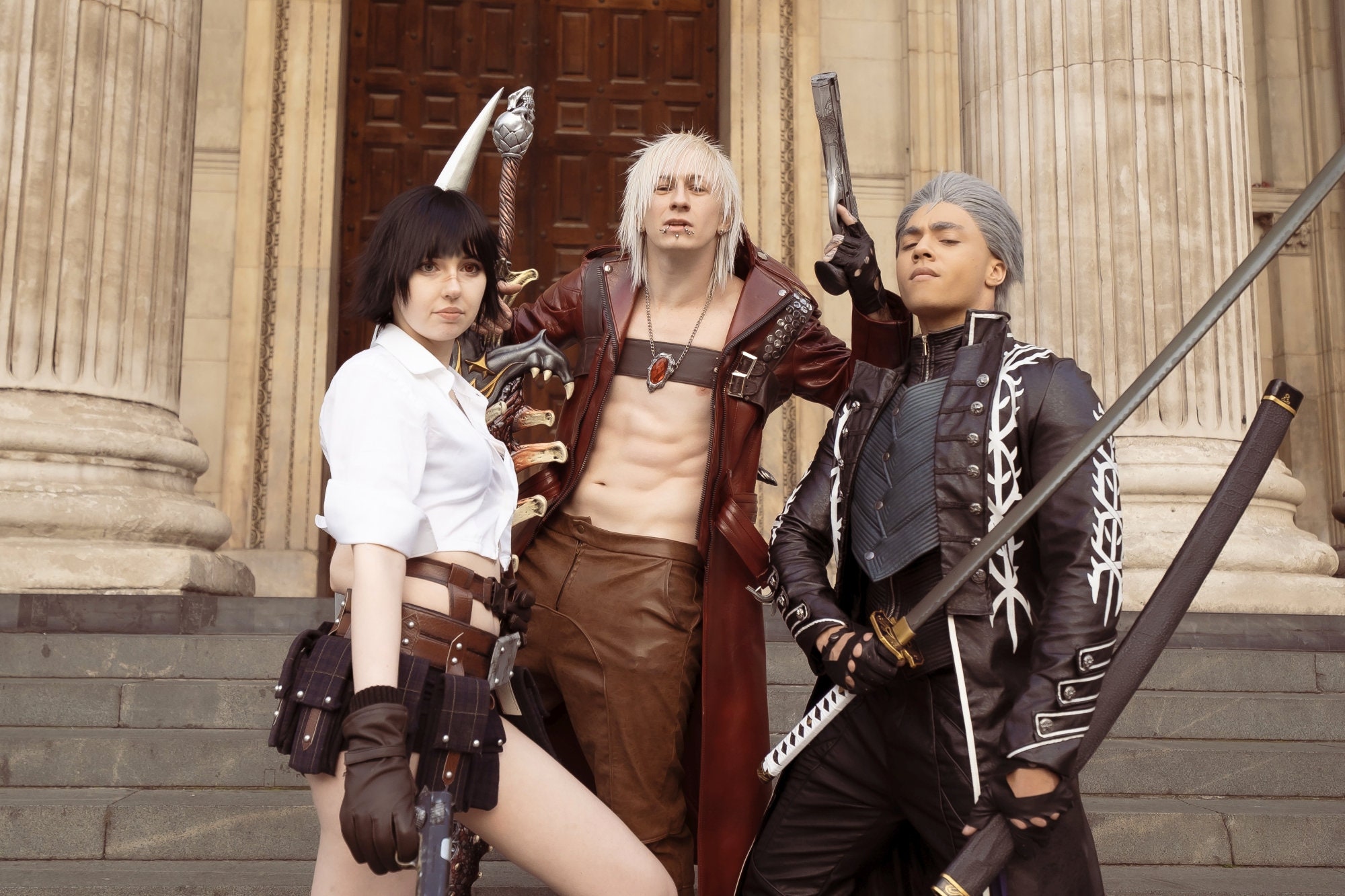 Devil May Cry 4 Nero Cosplay Costume - B Edition