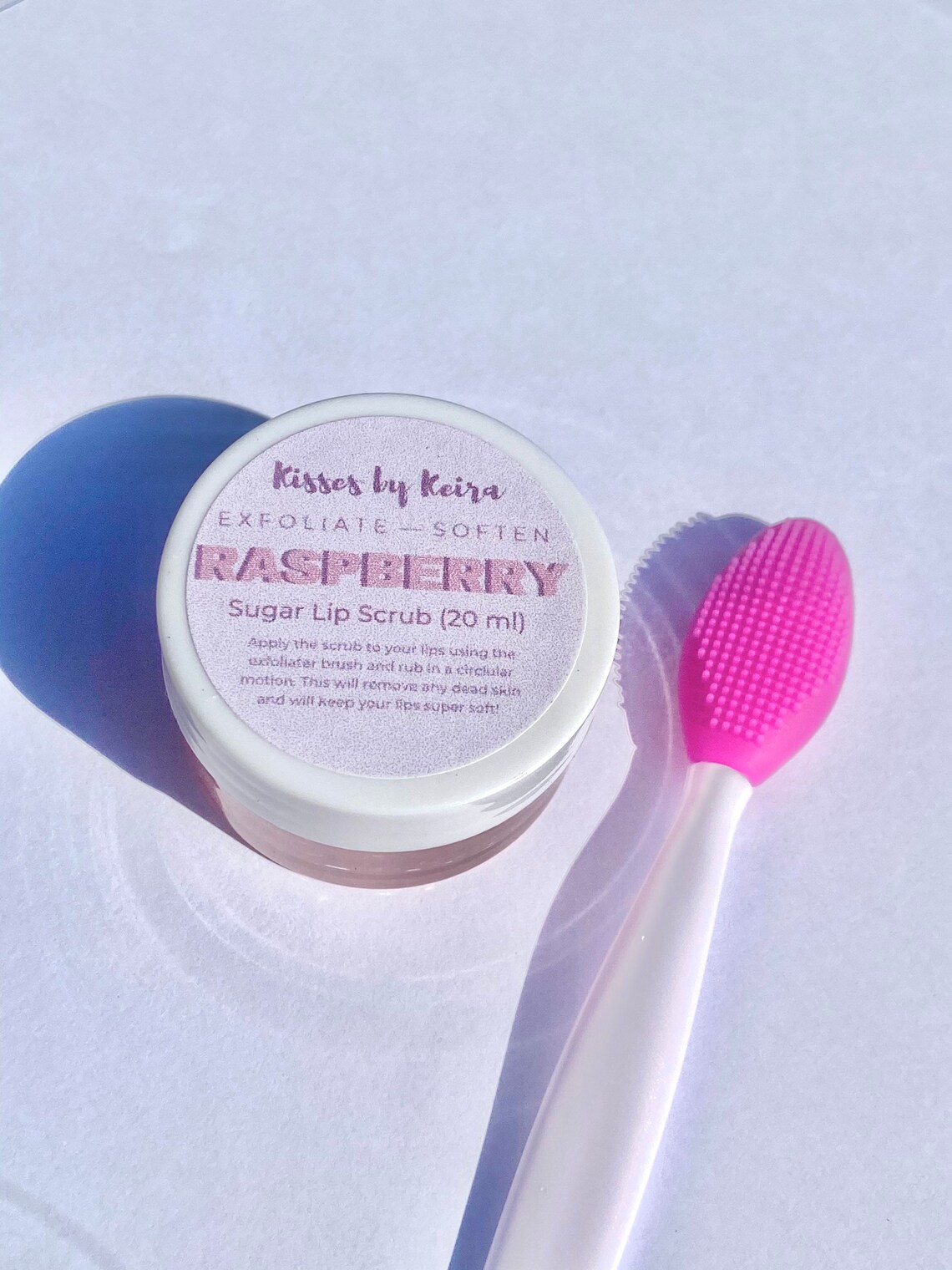 Lip Scrub and Lip Exfoliater Brush DuoRaspberry Etsy