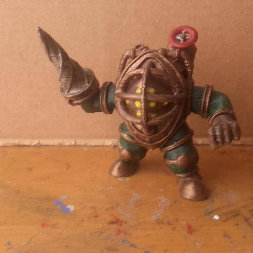 Bioshock Big Daddy 3d Printed Model Kit - Etsy