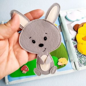 Quiet Baby Book Garden and Sea, Felt Book for Fine Motor Skills ...