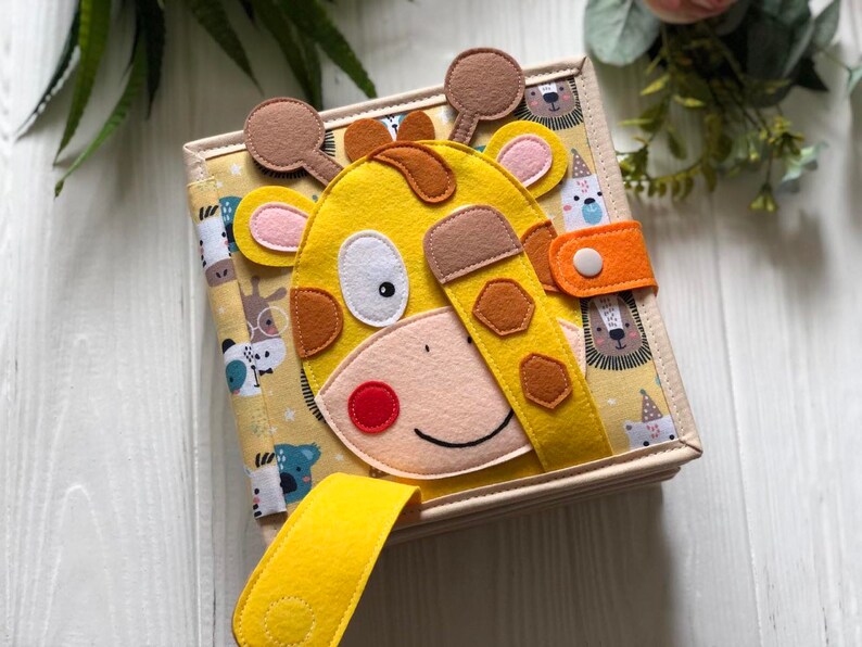 Animals Quiet Baby Book Felt Book for Fine Motor Skills - Etsy UK