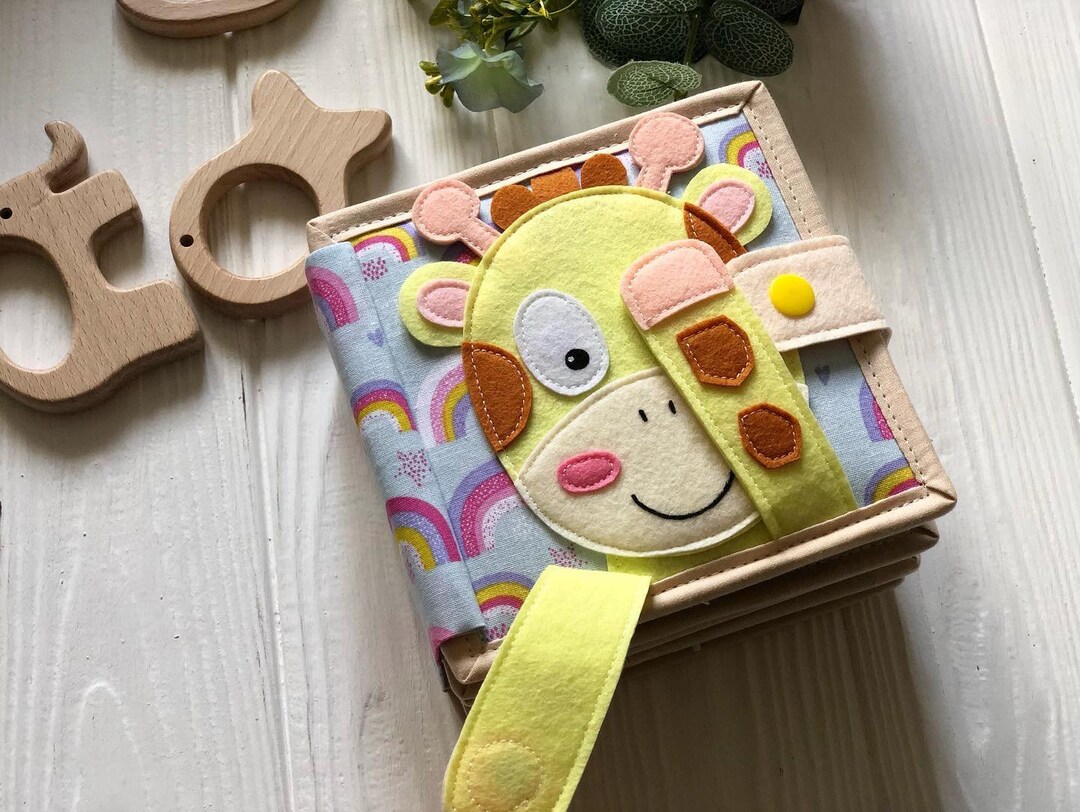 Animals Quiet Baby Book Felt Book for Fine Motor Skills - Etsy