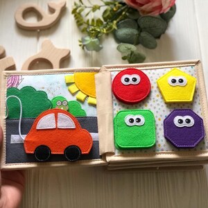 Animals Quiet Baby Book Felt Book for Fine Motor Skills - Etsy