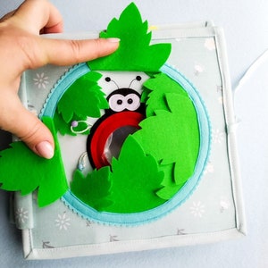 Quiet Baby Book Garden and Sea, Felt Book for Fine Motor Skills ...