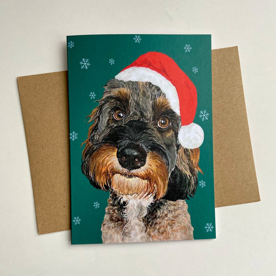 Sable/phantom/tricolour Cockapoo Christmas Card Etsy