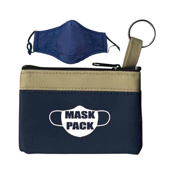 Face Mask Holder Keychain MASK PACK Face Mask Carrying Pouch Etsy
