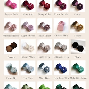 Velvet Ring Box Single/double/Triple Slot  Ring Box Wedding Ring box Engagement Ring Box Proposal