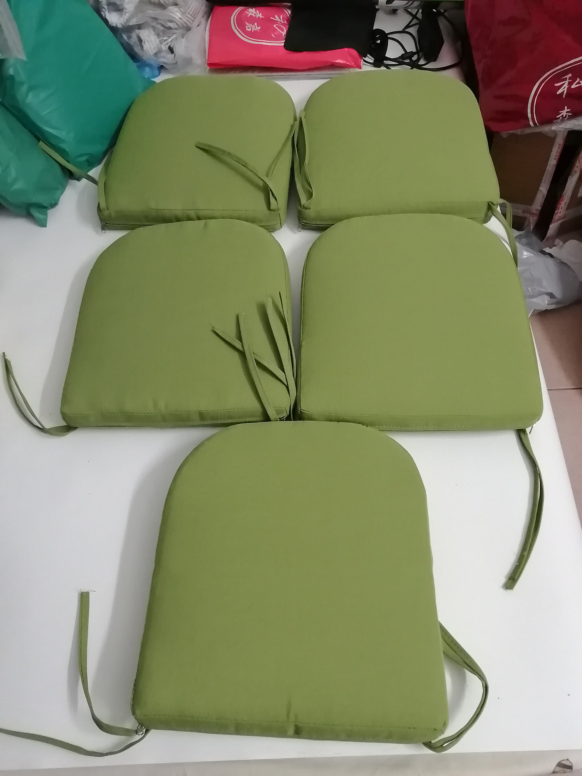 Custom Outdoor Chair Cushion Covers Waterresistant Seat Pad Etsy