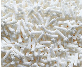 Shredded Latex Foam Filling, Natural Latex Filler, Crushed Booster Stuffing for Pillows Bean Bag Dog Bed Pouf Ottoman Cushions Toys Crafts