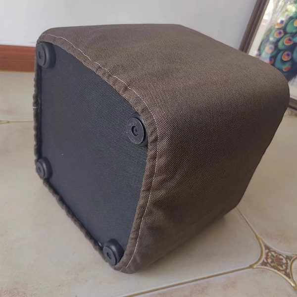 Customize Linen Footstool Slipcovers, Oversized Ottoman Covers, Couch Sofa Footrest Cube Pouf Coffee Table Bench Cushion Cover, Round Square