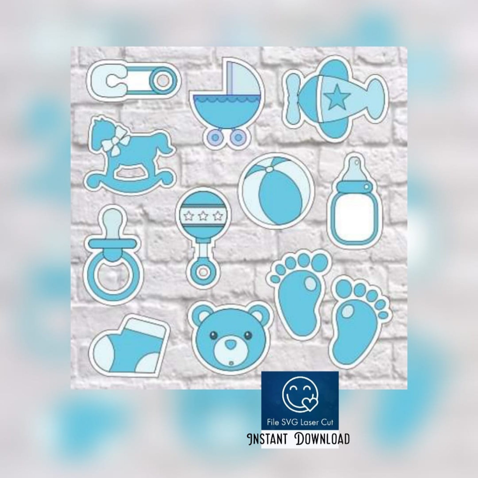 Baby Baby Svg Laser Cut Cricut Silhouette File Svg Baby - Etsy