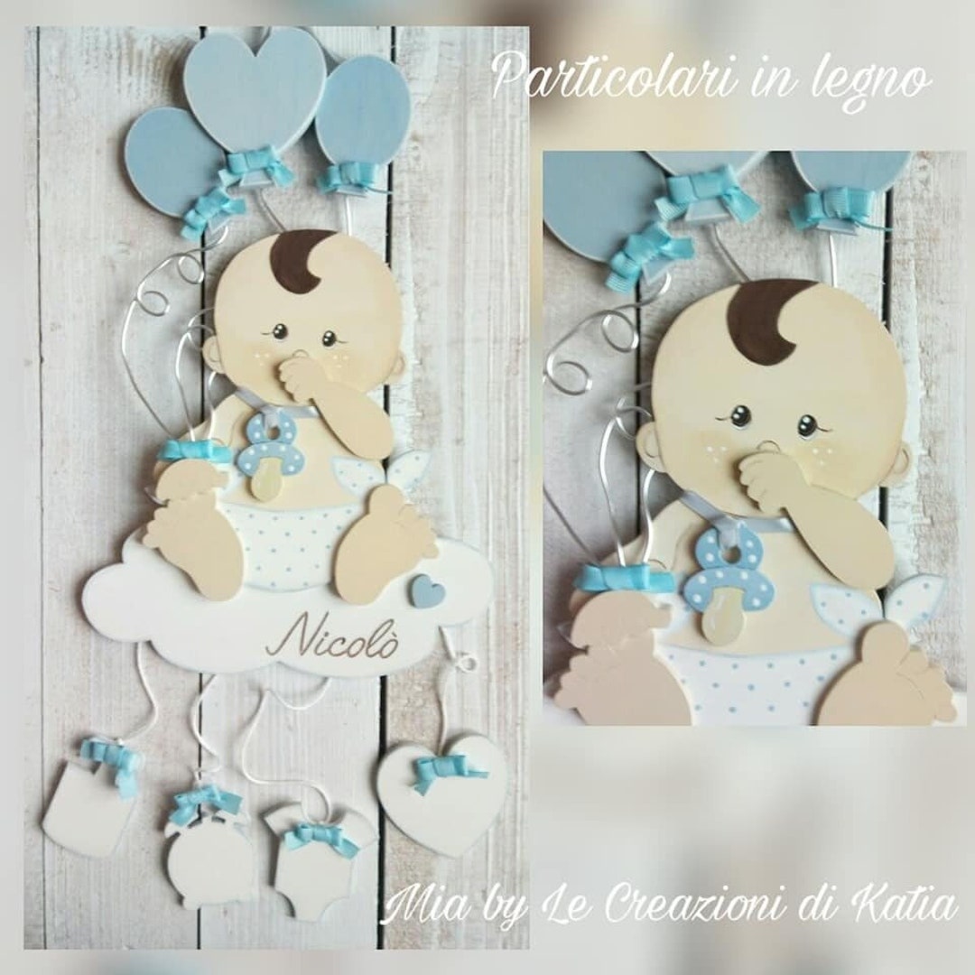 Svg Baby Name Sign, Cloud, Laser Cut Files SVG, Nursery Name Sign, Baby