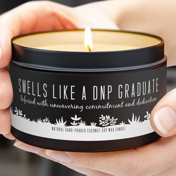 DNP Graduation Gift, Doctor of Nursing Practice Graduate, Nurse Practitioner Gift, Nursing School College Graduate Gift, Coconut Soy Candle