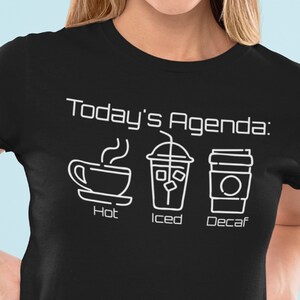 Camiseta de café, Regalo de café, Camisa de café, Camisa de amante del café, Camiseta de amante del café helado, Camiseta de café, Camiseta de café con leche, Regalo de adicto al café