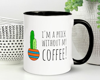 Funny Plant Mug, Cactus Coffee Mug, Gift for Plant, Cactus, Succulent Lover,  Gifts for Plant Daddy, Plant Mom, Crazy Plant Lady