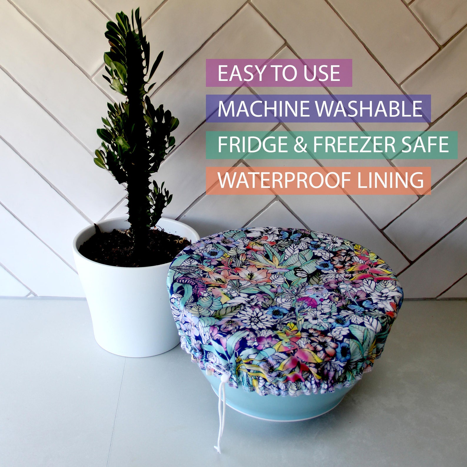 Reusable Bowl Covers Plastic Wrap Replacement Easy to use Etsy