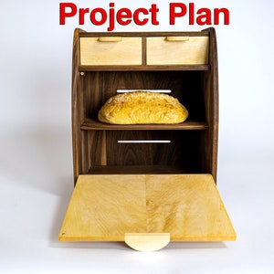 Modern Bread Box Plans | Woodworking Project Plans