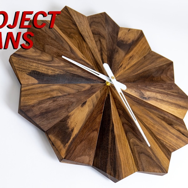 Mid-Century Modern Clock Plans | Woodworking Project Plans