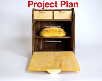 Modern Bread Box Plans | Woodworking Project Plans