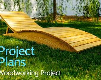 Outdoor Chaise Lounge Plans | Woodworking Project