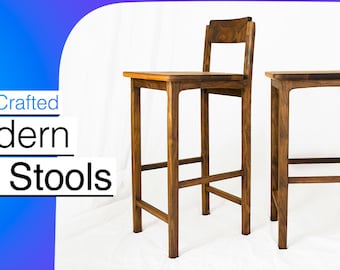 Modern Bar Stools Plans | Woodworking Project