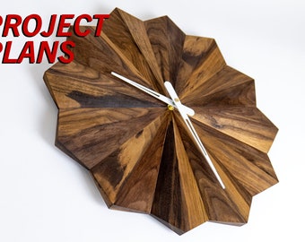 Mid-Century Modern Clock Plans | Woodworking Project Plans