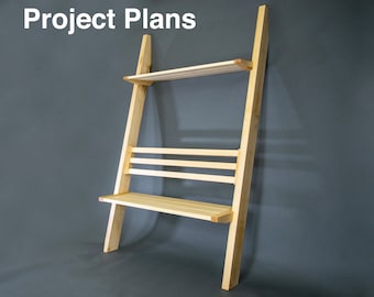 Modern Wall Bench Plans | Woodworking Project Plans