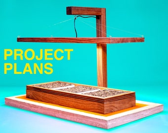 Wood and Concrete Grow Station Plans | Woodworking Project Plans Active