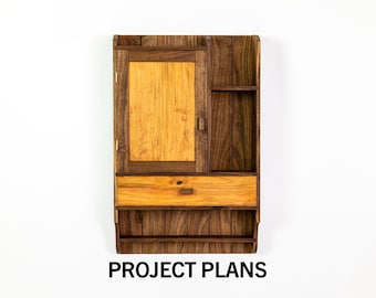 Modern Wall Cabinet | Woodworking Project Plans