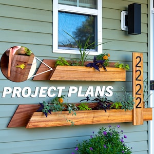 Moderne plantenbakkenplannen | Houtbewerkingsproject