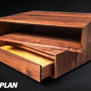 Gaming Coffee Table Plan | Woodworking Project Plans