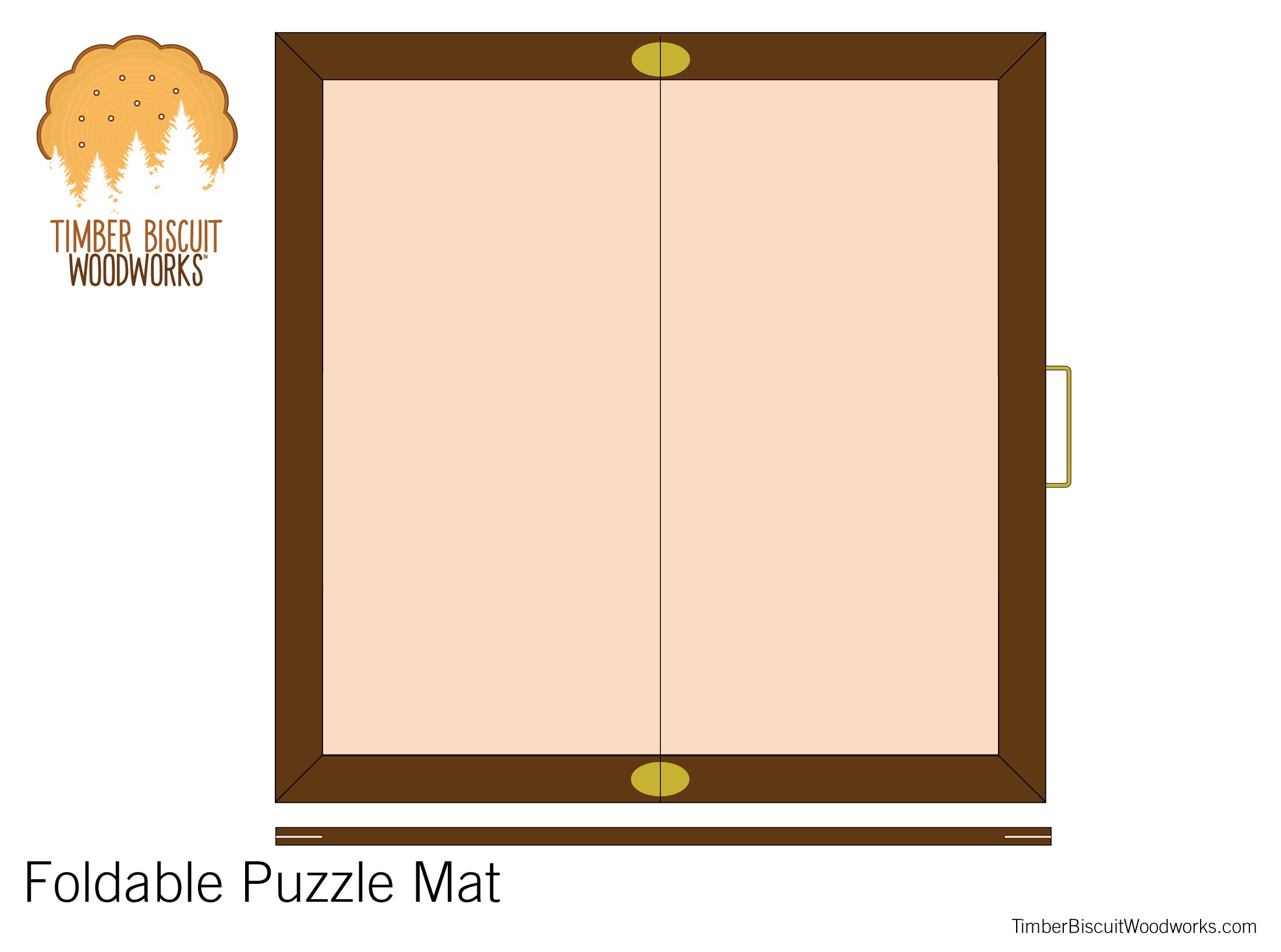 Foldable Puzzle Mat Plans Woodworking Project Board Game Mat Etsy