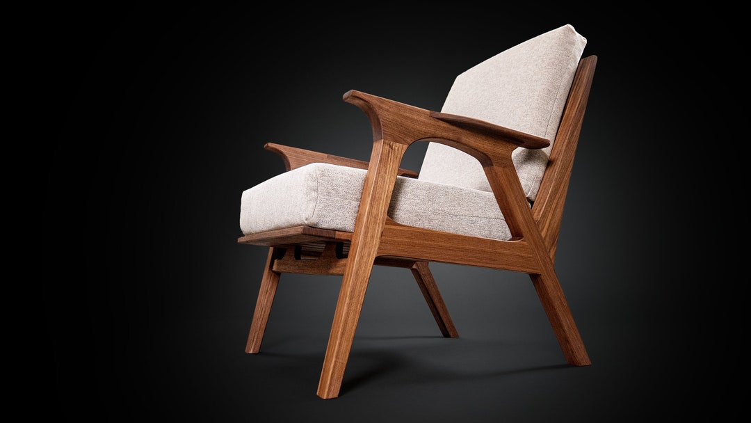 Mid century lounge chair plans hotsell