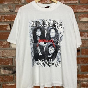 1988 Metallica And Justice For All T-Shirt