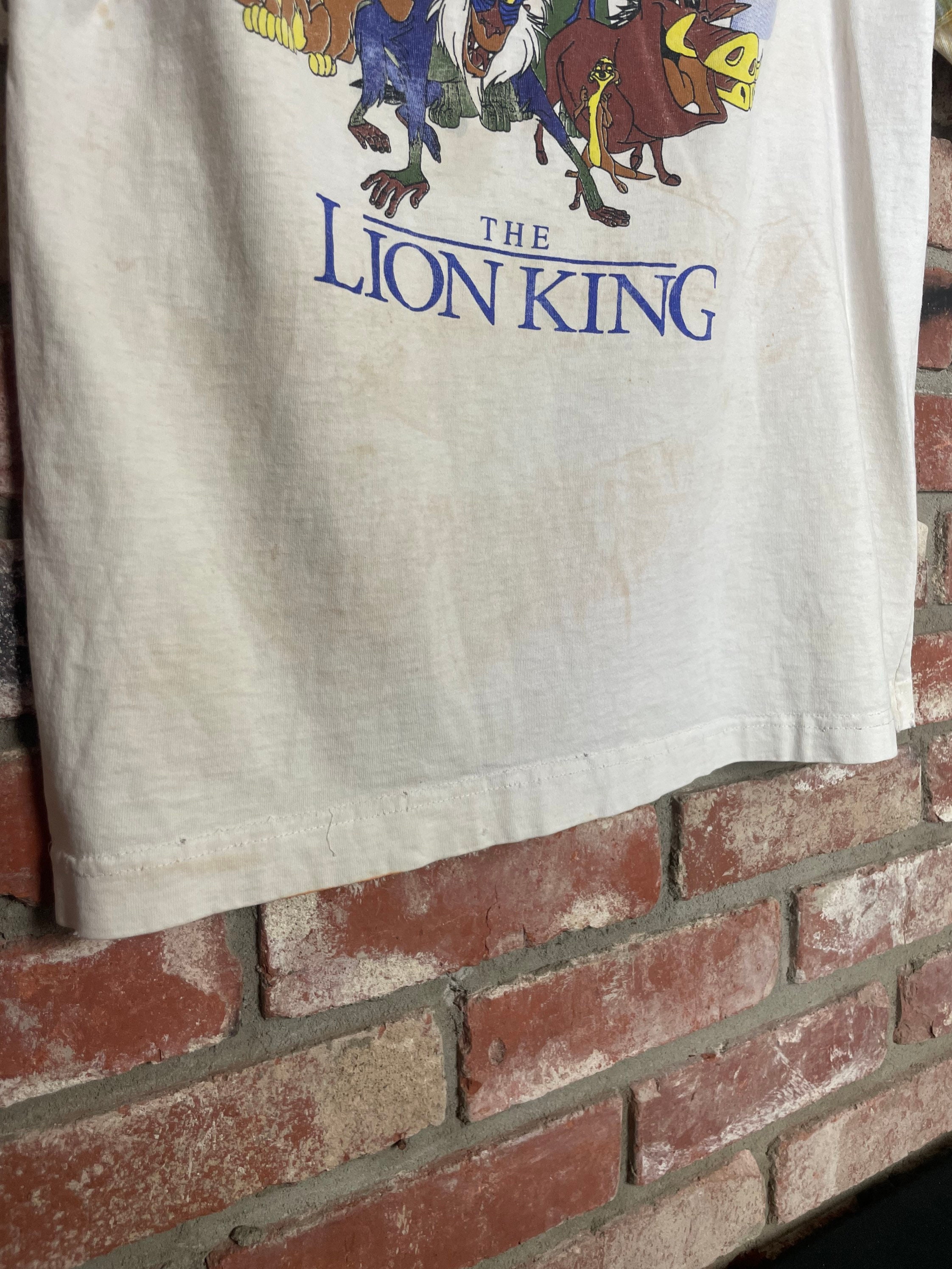 Vintage 90s The Lion King Movie Cartoon short sleeve T-shirt image 5