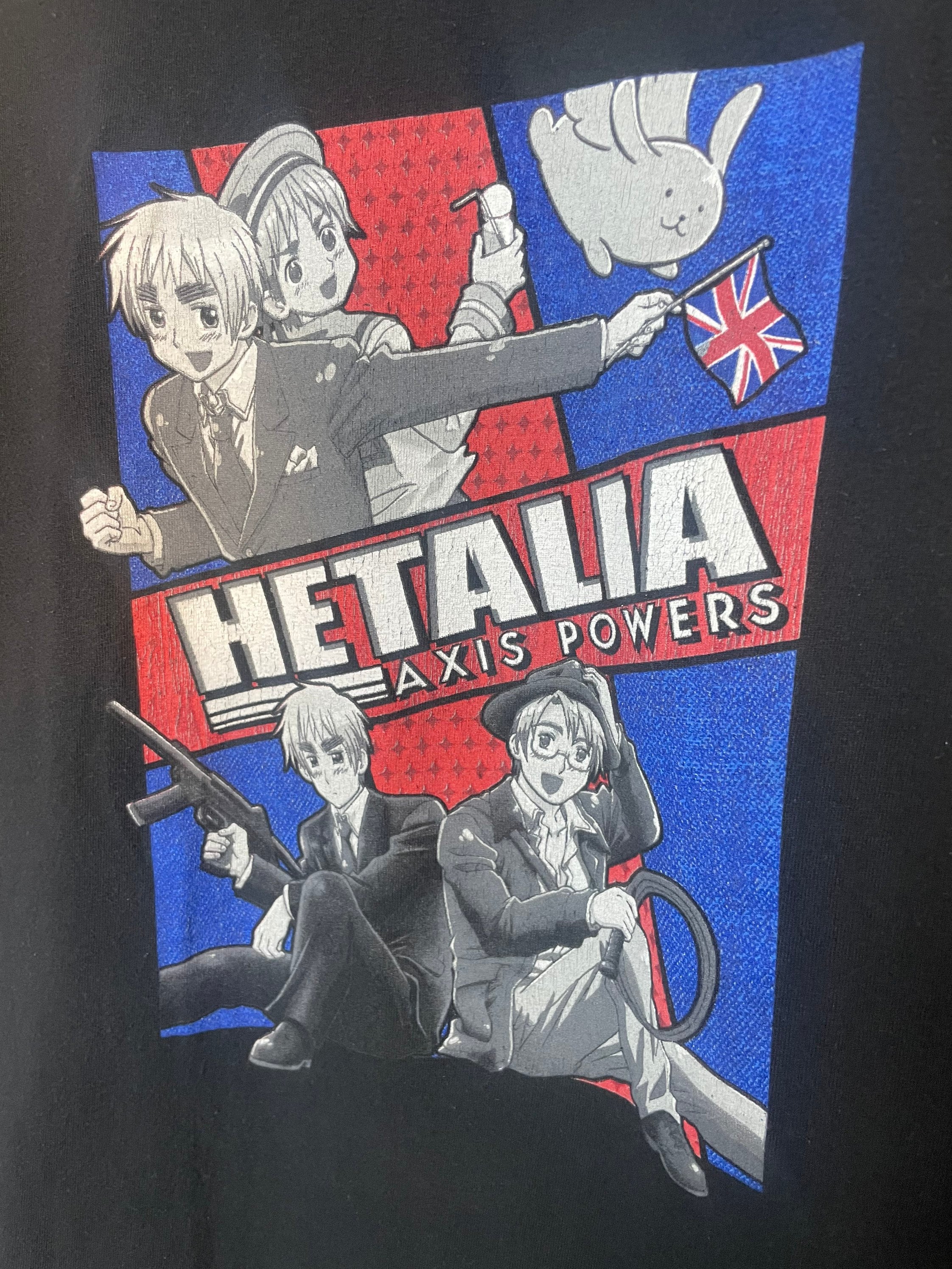 Vintage Y2K 2000s Hetalia Axis Powers Anime T-shirt-Size S image 3