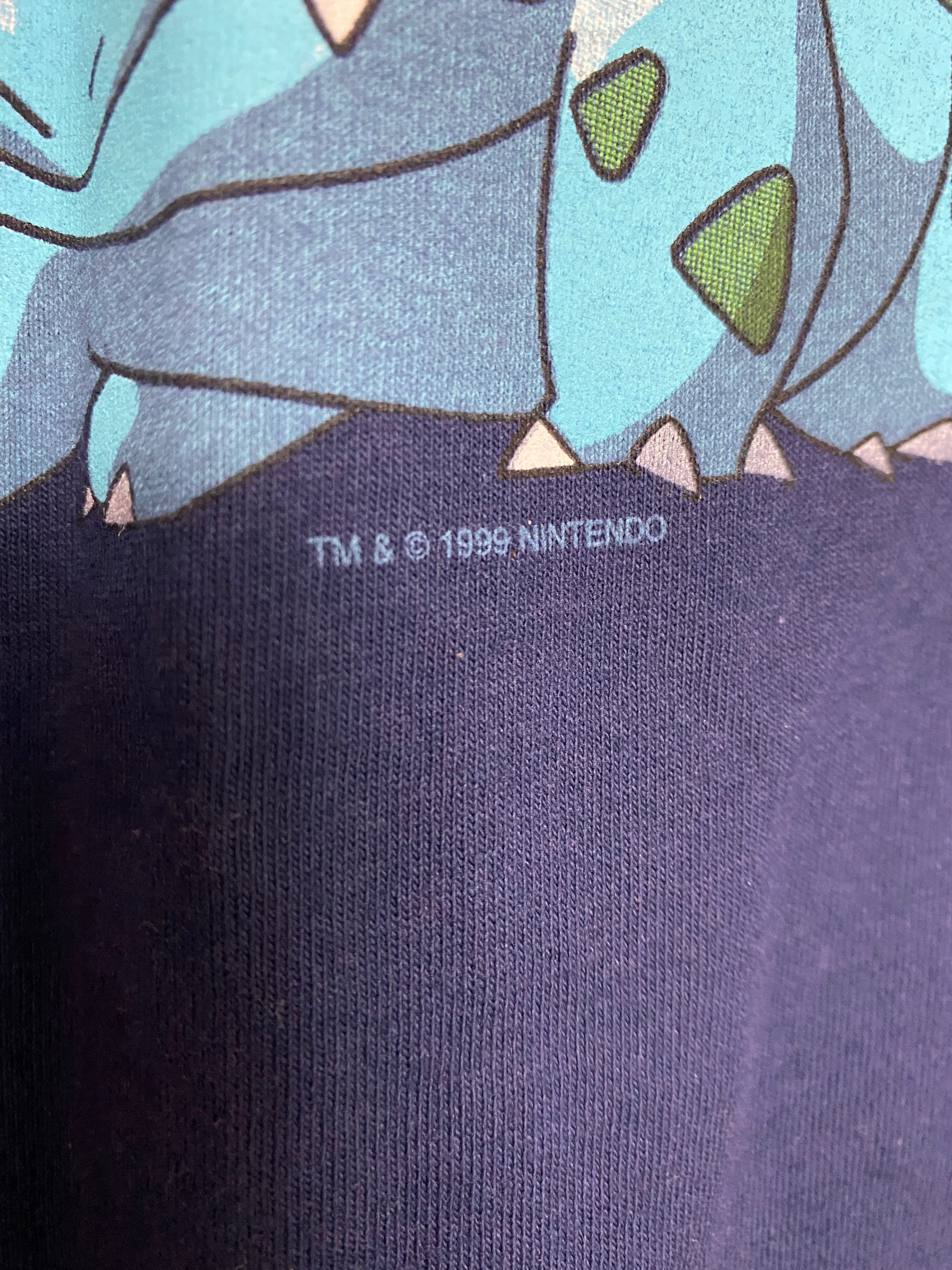Vintage 90s 1999 Pokémon Nintendo longsleeve shirt-Size youth medium image 4