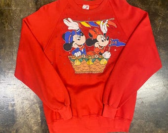 90s Mickey And Minnie Sweatshirt
