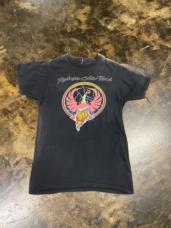 1980 Rossington Collins Anytime Anyplace Anywhere Band Tee
