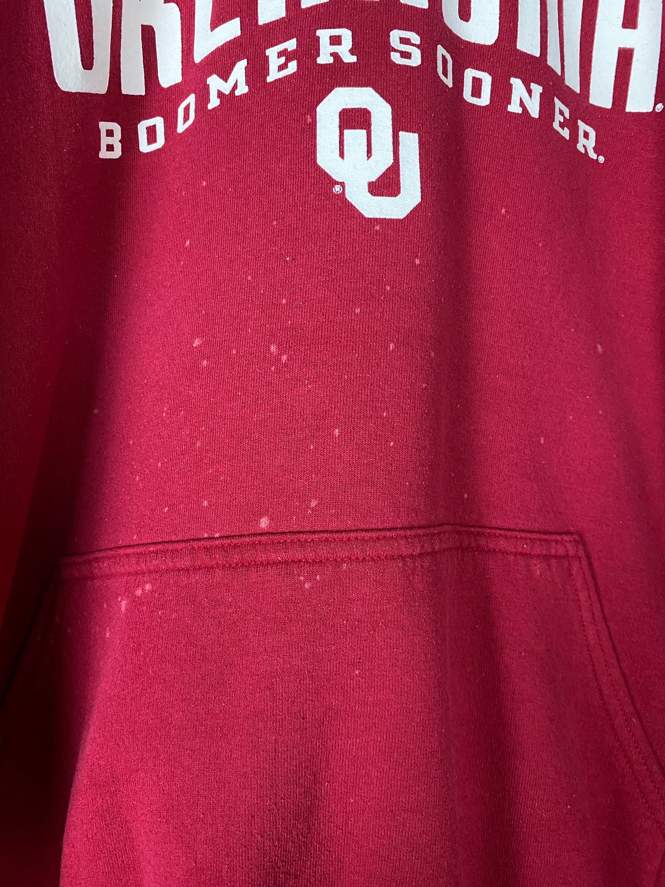 Vintage Oklahoma University Pullover hoodie-Size XL- Preowned image 4