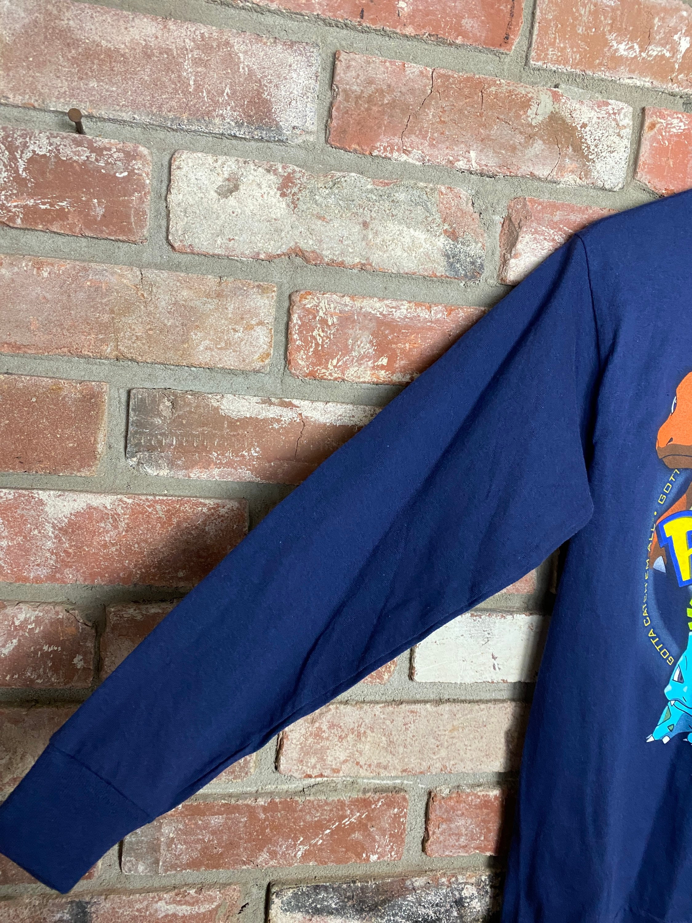 Vintage 90s 1999 Pokémon Nintendo longsleeve shirt-Size youth medium image 7